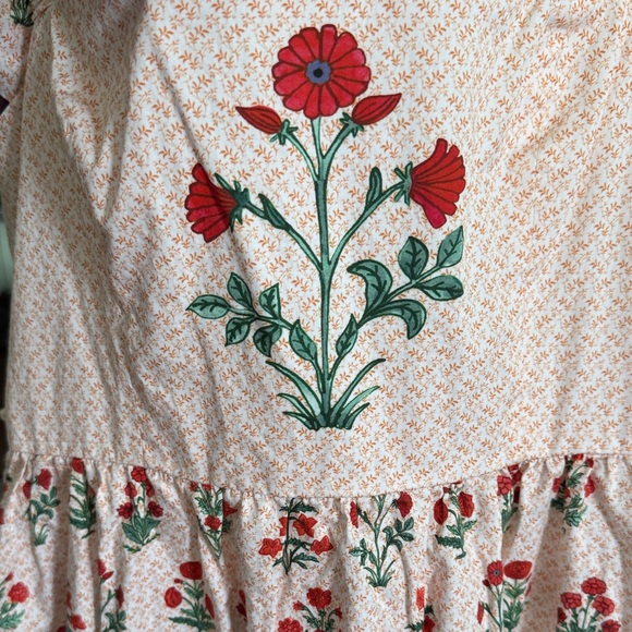 Hill House Pippa Dress in Poppy Block Print - Picture 5 of 9